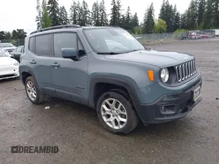 2018 Jeep Renegade Latitude with VIN ZACCJBBB7JPH02087, listed as a IAAI auction lot 41746673 with 54,398 mi miles and . Bid and sale history available at carsss.com. Image 1.