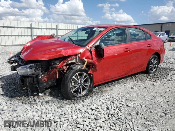 2023 Kia Forte LXS with VIN 3KPF24AD6PE574665, listed as a Copart auction lot 51711005 with 37,725 mi miles and Non Repairable. Bid and sale history available at carsss.com. Image 1.