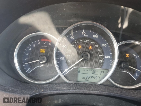 2016 Toyota Corolla L z VIN 5YFBURHE8GP565808, wystawiony jako Copart lot #59059275 z przebiegiem 229 497 mil mil oraz Szkoda całkowita • Salvage title. Historia ofert i sprzedaży dostępna na DreamBid. Obrazek 9.