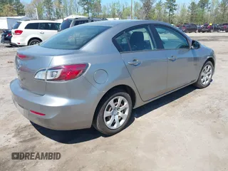 2013 Mazda 3 i SV with VIN JM1BL1TF6D1737693, listed as a IAAI auction lot 42007000 with 248,685 mi miles. Bid and sale history available at carsss.com. Image 4.