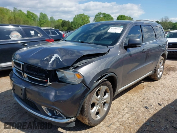 2014 Dodge Durango Limited with VIN 1C4RDJDG6EC477448, listed as a IAAI auction lot 41975706 with 183,430 mi miles and . Bid and sale history available at DreamBid. Image 2.