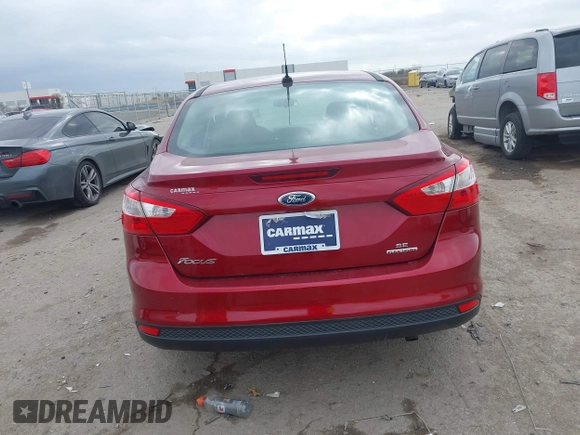 2014 Ford Focus SE with VIN 1FADP3F21EL340728, listed as a IAAI auction lot 41159162 with 125,919 mi miles. Bid and sale history available at carsss.com. Image 15.