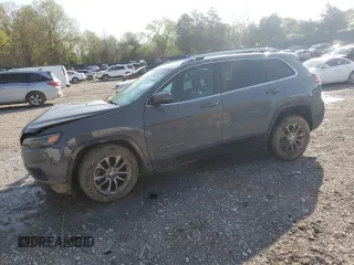 2020 Jeep Cherokee Latitude Plus with VIN 1C4PJLLBXLD581207, listed as a Copart auction lot 52283645 with 129,742 mi miles and Salvage Title. Bid and sale history available at carsss.com. Image 1.