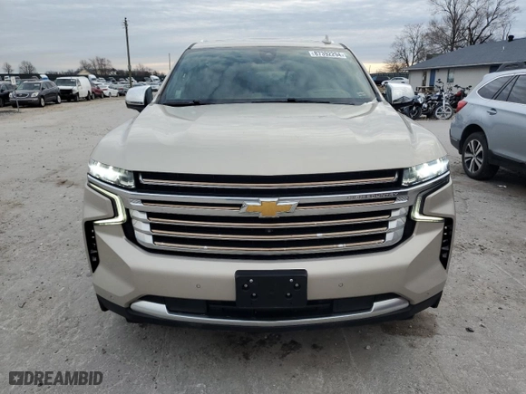 2021 Chevrolet Suburban High Country with VIN 1GNSKGKL9MR209684, listed as a Copart auction lot 87392294 with 95,513 mi miles and Salvage Title. Bid and sale history available at carsss.com. Image 5.