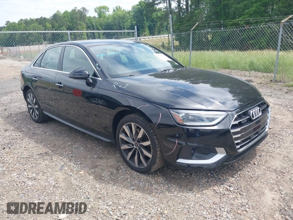 2022 Audi A4 Premium z VIN WAUABAF45NA011914, wystawiony jako IAAI lot #42210116 z przebiegiem 38 404 mil mil oraz . Historia ofert i sprzedaży dostępna na DreamBid. Obrazek 1.