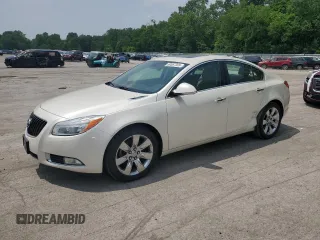 2013 Buick Regal Turbo Premium 1 with VIN 2G4GS5EV2D9182494, listed as a Copart auction lot 60567205 with 86,402 mi miles and Salvage title. Bid and sale history available at DreamBid. Image 1.