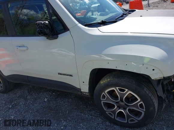 2015 Jeep Renegade Limited with VIN ZACCJBDT0FPB56326, listed as a IAAI auction lot 41964847 with 173,844 mi miles and . Bid and sale history available at DreamBid. Image 18.