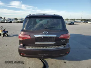 2011 Infiniti QX56 7-passenger with VIN JN8AZ2NE8B9001099, listed as a Copart auction lot 76417474 with 0 mi miles and Clean Title. Bid and sale history available at carsss.com. Image 6.