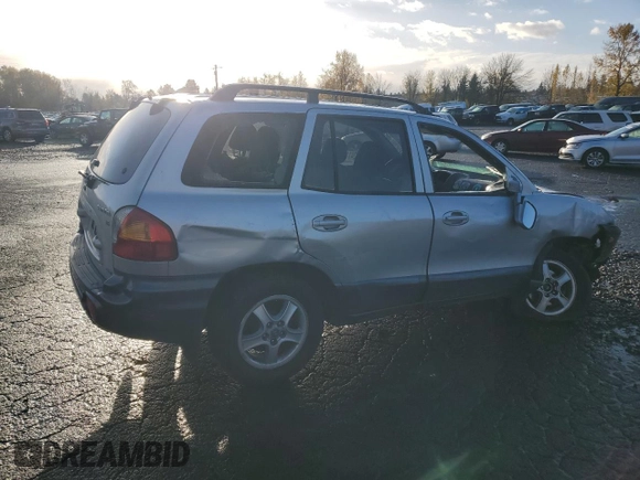 2002 Hyundai Santa Fe GLS with VIN KM8SC73D62U247487, listed as a Copart auction lot 81324114 with 220,620 mi miles and Salvage Title. Bid and sale history available at carsss.com. Image 3.