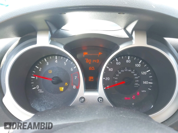 2016 Nissan Juke S with VIN JN8AF5MR4GT609162, listed as a IAAI auction lot 40959612 with 80,143 mi miles. Bid and sale history available at carsss.com. Image 7.