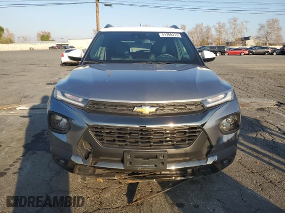 2022 Chevrolet TrailBlazer ACTIV with VIN KL79MVSL4NB061568, listed as a Copart auction lot 41709375 with 30,367 mi miles and Salvage Title. Bid and sale history available at carsss.com. Image 5.