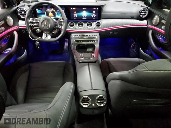 2022 Mercedes-Benz E 53 AMG with VIN W1KZF6BB1NB089988, listed as a Copart auction lot 71658854 with 12,031 mi miles and Salvage Title. Bid and sale history available at DreamBid. Image 8.