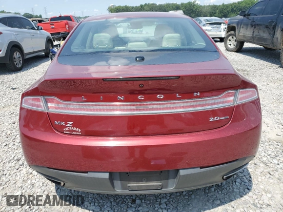 2015 Lincoln MKZ with VIN 3LN6L2G93FR619245, listed as a Copart auction lot 59220525 with 231,014 mi miles and Salvage title. Bid and sale history available at DreamBid. Image 6.