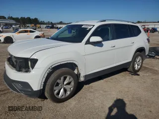 2019 Volkswagen Atlas S z VIN 1V2GR2CA5KC563016, wystawiony jako Copart lot #85898544 z przebiegiem 57 053 mil mil oraz Szkoda całkowita • Salvage title. Historia ofert i sprzedaży dostępna na DreamBid. Obrazek 1.