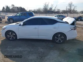 2020 Nissan Sentra SV with VIN 3N1AB8CV0LY285655, listed as a IAAI auction lot 41717955 with Not Provided miles. Bid and sale history available at carsss.com. Image 13.