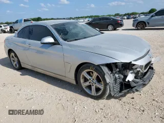 2015 BMW 4 Series 428i with VIN WBA3V7C53F5A24089, listed as a Copart auction lot 59936155 with Not provided miles and Salvage title. Bid and sale history available at DreamBid. Image 4.
