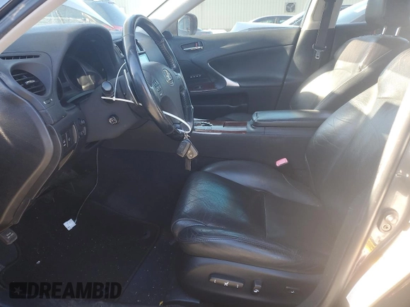 2006 Lexus IS 250 with VIN JTHCK262962006449, listed as a Copart auction lot 41628325 with 193,645 mi miles and Salvage Title. Bid and sale history available at DreamBid. Image 7.