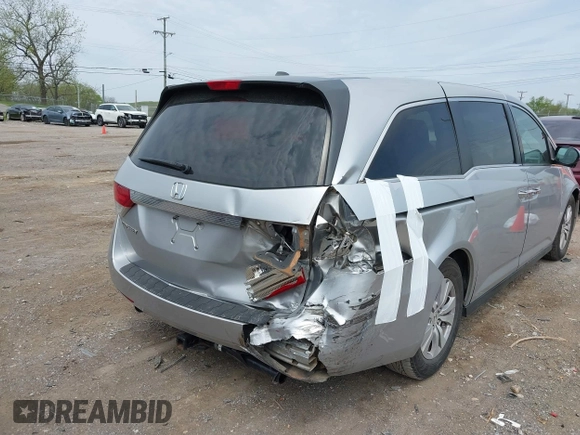 2014 Honda Odyssey EX-L with VIN 5FNRL5H60EB115792, listed as a IAAI auction lot 42064607 with 191,055 mi miles and . Bid and sale history available at carsss.com. Image 17.
