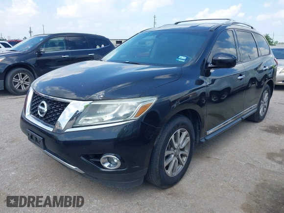 2015 Nissan Pathfinder SV with VIN 5N1AR2MN8FC689252, listed as a IAAI auction lot 42409596 with 165,825 mi miles and . Bid and sale history available at DreamBid. Image 18.