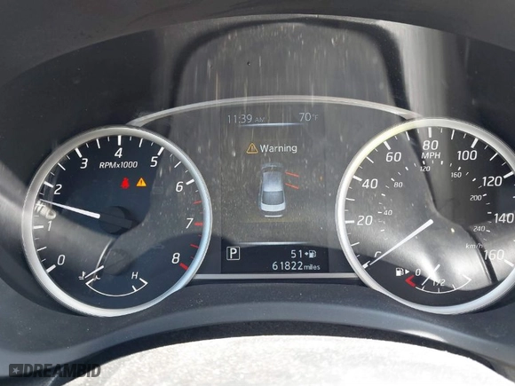 2017 Nissan Sentra SV with VIN 3N1AB7AP8HL664938, listed as a IAAI auction lot 41875816 with 61,822 mi miles. Bid and sale history available at carsss.com. Image 7.