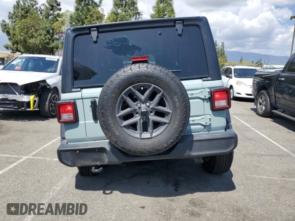 2024 Jeep Wrangler Sport S with VIN 1C4PJXDN4RW107105, listed as a Copart auction lot 51469895 with 30,545 mi miles and Salvage Title. Bid and sale history available at carsss.com. Image 6.