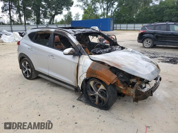 2017 Hyundai Tucson Value with VIN KM8J3CA22HU354809, listed as a Copart auction lot 55168544 with 0 mi miles and Non Repairable. Bid and sale history available at carsss.com. Image 4.