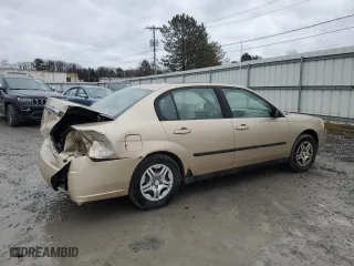 2005 Chevrolet Malibu with VIN 1G1ZS52FX5F254375, listed as a Copart auction lot 49496314 with 106,654 mi miles and Salvage Title. Bid and sale history available at carsss.com. Image 3.