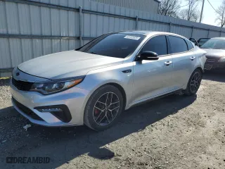2019 Kia Optima SX with VIN 5XXGW4L21KG332225, listed as a Copart auction lot 43722525 with 46,015 mi miles and Salvage Title. Bid and sale history available at carsss.com. Image 1.