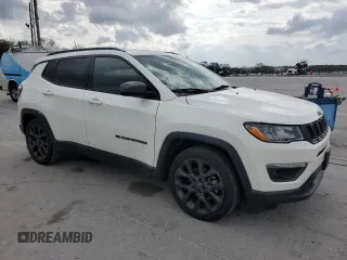 2021 Jeep Compass 80th Anniversary with VIN 3C4NJCEB7MT535933, listed as a Copart auction lot 50808025 with 70,995 mi miles and Salvage Title. Bid and sale history available at carsss.com. Image 4.