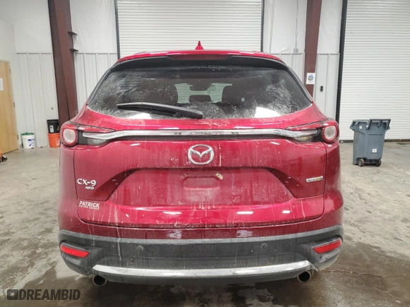 2021 Mazda CX-9 Grand Touring with VIN JM3TCBDY5M0532714, listed as a Copart auction lot 45646345 with 35,225 mi miles and Salvage Title. Bid and sale history available at carsss.com. Image 6.