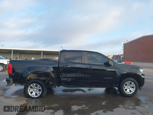 2021 Chevrolet Colorado 2WD LT with VIN 1GCGSCEN4M1239033, listed as a IAAI auction lot 41767927 with 46,641 mi miles and . Bid and sale history available at DreamBid. Image 13.