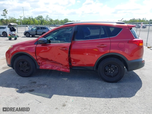 2014 Toyota RAV4 LE with VIN JTMZFREV4EJ005203, listed as a IAAI auction lot 42022295 with 130,193 mi miles. Bid and sale history available at carsss.com. Image 15.