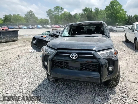 2022 Toyota 4Runner SR5 with VIN JTEEU5JR4N5260072, listed as a Copart auction lot 56194585 with 54,773 mi miles and Salvage title. Bid and sale history available at DreamBid. Image 14.