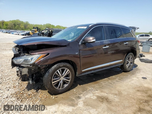 2019 Infiniti QX60 Luxe with VIN 5N1DL0MNXKC500419, listed as a Copart auction lot 52307165 with 115,273 mi miles and Salvage Title. Bid and sale history available at DreamBid. Image 1.