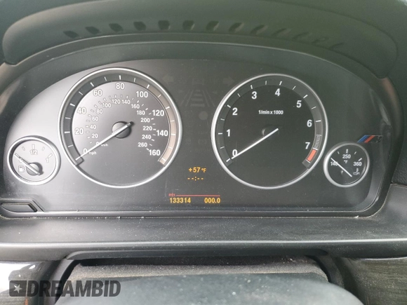 2011 BMW 5 Series 528i with VIN WBAFR1C54BC742994, listed as a Copart auction lot 53649945 with 133,314 mi miles and Salvage Title. Bid and sale history available at carsss.com. Image 9.
