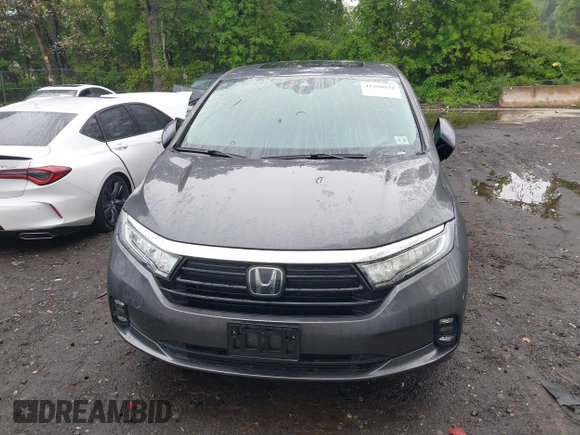 2022 Honda Odyssey EX-L z VIN 5FNRL6H77NB018068, wystawiony jako IAAI lot #42260972 z przebiegiem 37 990 mil mil oraz . Historia ofert i sprzedaży dostępna na DreamBid. Obrazek 6.