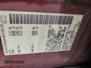 2012 Nissan Maxima S with VIN 1N4AA5AP2CC828778, listed as a Copart auction lot 62322405 with 187,768 mi miles and Clean title. Bid and sale history available at DreamBid. Image 12.