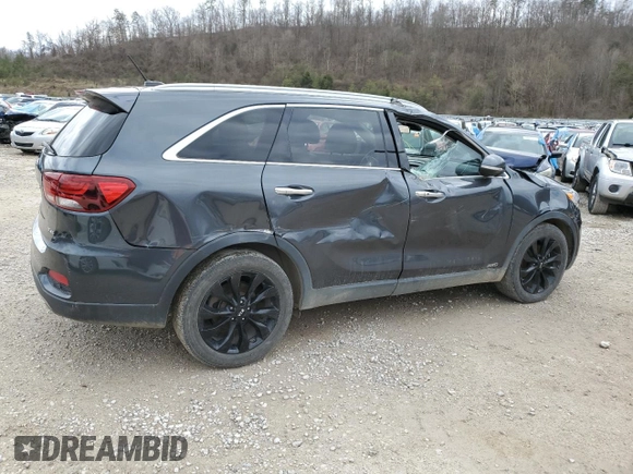 2020 Kia Sorento EX with VIN 5XYPHDA52LG705292, listed as a Copart auction lot 47471575 with 123,228 mi miles and Salvage Title. Bid and sale history available at DreamBid. Image 3.