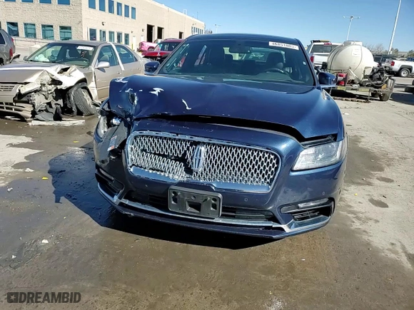 2017 Lincoln Continental Reserve with VIN 1LN6L9NC1H5631469, listed as a Copart auction lot 46851885 with 55,207 mi miles and Salvage Title. Bid and sale history available at carsss.com. Image 13.