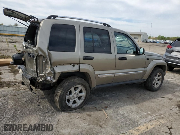 2006 Jeep Liberty Limited with VIN 1J4GL58K06W218884, listed as a Copart auction lot 55830035 with 98,039 mi miles and Salvage title. Bid and sale history available at DreamBid. Image 3.