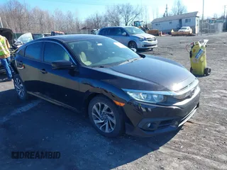 2017 Honda Civic Sedan EX with VIN 19XFC2F87HE076134, listed as a IAAI auction lot 41863290 with 61,583 mi miles. Bid and sale history available at carsss.com. Image 1.