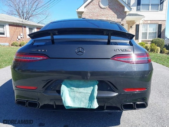 2019 Mercedes-Benz AMG GT with VIN WDD7X8KB5KA001297, listed as a IAAI auction lot 41908667 with NaN miles. Bid and sale history available at carsss.com. Image 17.