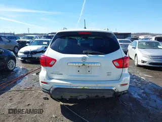 2018 Nissan Pathfinder S with VIN 5N1DR2MM7JC643330, listed as a IAAI auction lot 41608043 with 136,490 mi miles and . Bid and sale history available at DreamBid. Image 16.