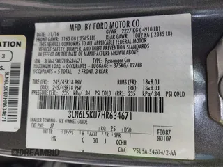 2017 Lincoln MKZ Hybrid Premiere с VIN 3LN6L5KU7HR634671, выставлен на аукционе IAAI как лот 42074134 с пробегом 105 850 миль миль и . История ставок и продаж доступна на DreamBid. Изображение 9.