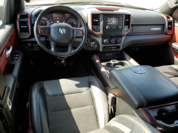 2019 Ram 1500 Rebel with VIN 1C6RRFEG9KN841785, listed as a Copart auction lot 69836994 with 92,607 mi miles and Salvage Title. Bid and sale history available at carsss.com. Image 8.