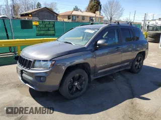 2015 Jeep Compass Latitude with VIN 1C4NJDEB6FD162785, listed as a Copart auction lot 49737775 with 116,207 mi miles and Salvage Title. Bid and sale history available at carsss.com. Image 1.