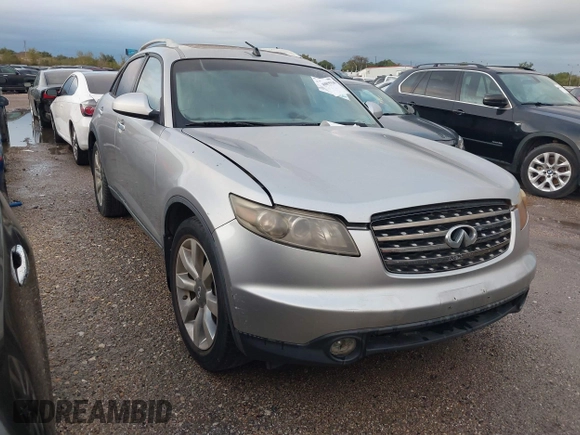 2005 Infiniti FX z VIN JNRAS08W25X207463, wystawiony jako IAAI lot #40895336 z przebiegiem Nie podano mil oraz . Historia ofert i sprzedaży dostępna na DreamBid. Obrazek 1.