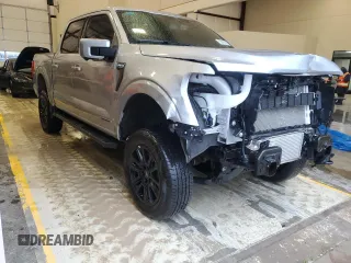 2023 Ford F-150 XL with VIN 1FTFW1ED3PFB64344, listed as a Copart auction lot 55409115 with 20,817 mi miles and Salvage Title. Bid and sale history available at carsss.com. Image 4.