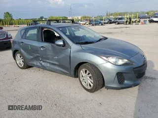 2012 Mazda 3 i Grand Touring with VIN JM1BL1M72C1656647, listed as a Copart auction lot 55590505 with 133,716 mi miles and Salvage title. Bid and sale history available at DreamBid. Image 4.