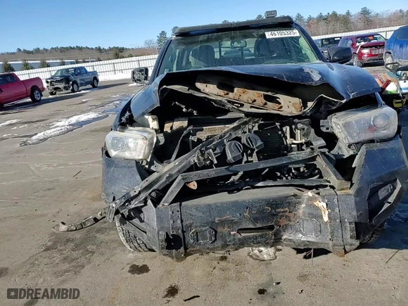 2016 Toyota Tacoma SR with VIN 3TMCZ5AN6GM028158, listed as a Copart auction lot 46105325 with 0 mi miles and Salvage Title. Bid and sale history available at carsss.com. Image 11.